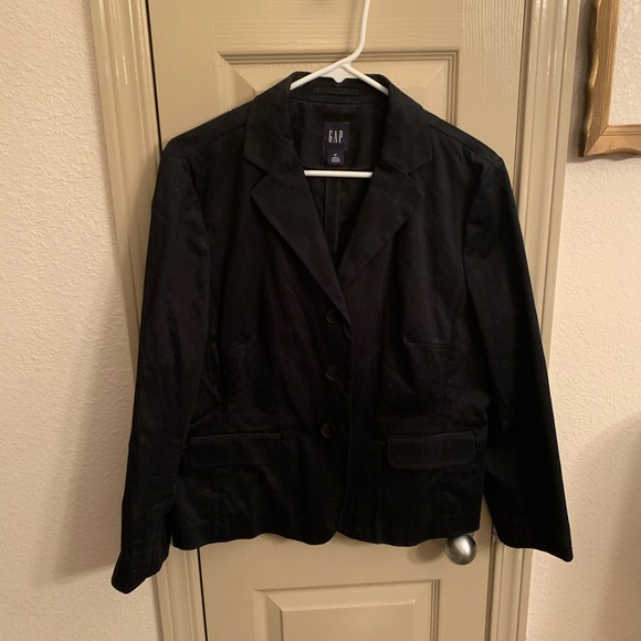 Gap black 3 button blazer 16 - Picture 2 of 3